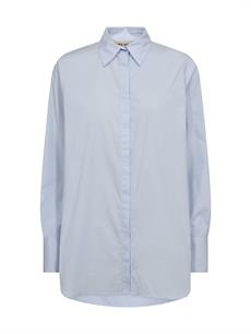 MOS MOSH SKJORTE, MMWINOLA COTTON TWIL SHIRT, LIGHT BLUE